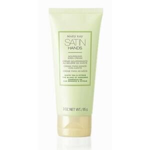 New Mary Kay Satin Hands White Tea & Citrus Nourishing Shea Cream Full Size 3 oz